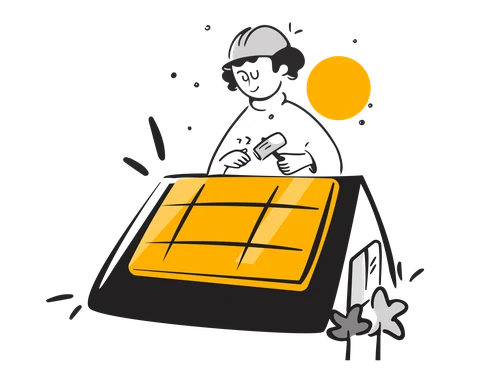 Sign contract and schedule installation
