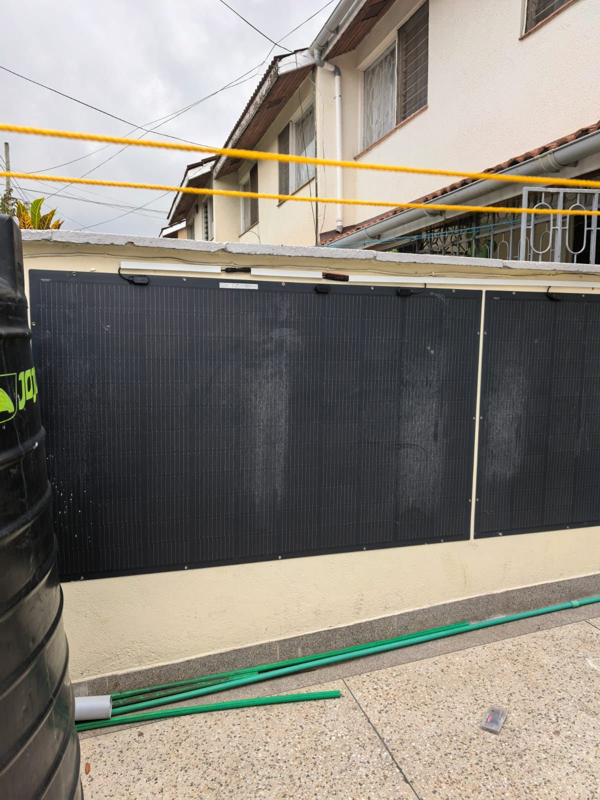 Ngumo — panel installation, wider angle