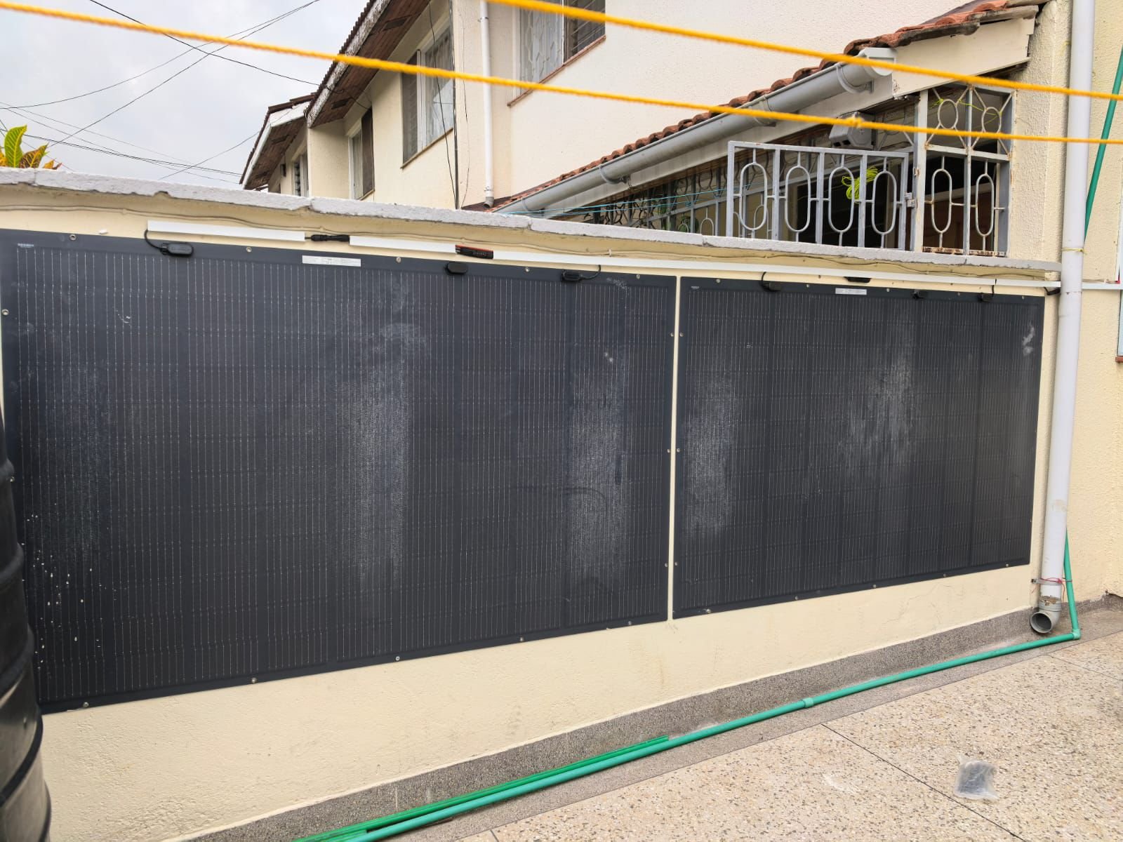 Ngumo — panel installation, street-side view